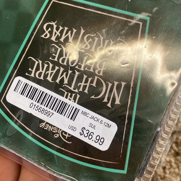 Jack Skellington Nightmare before Christmas Infant 6-12 month Halloween Costume - Picture 3 of 8